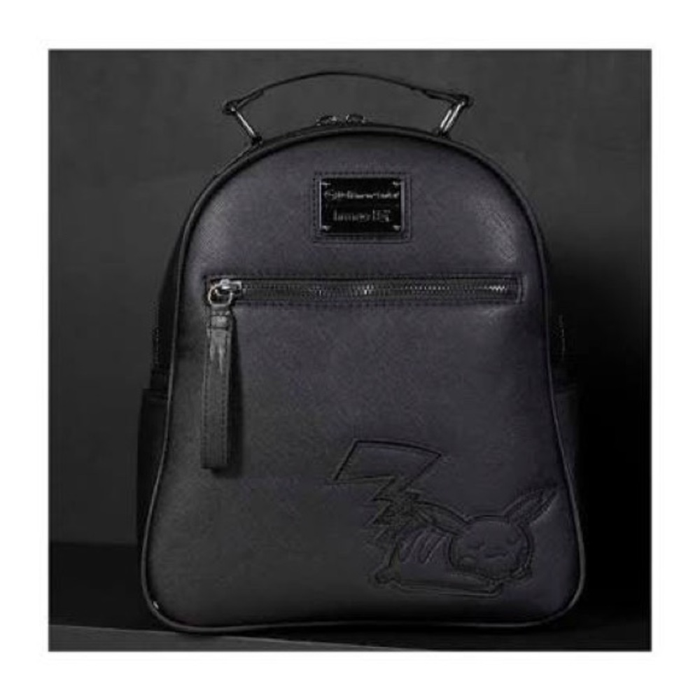 Loungefly Black Mini Pokémon Tonal Backpack - Picture 2 of 4